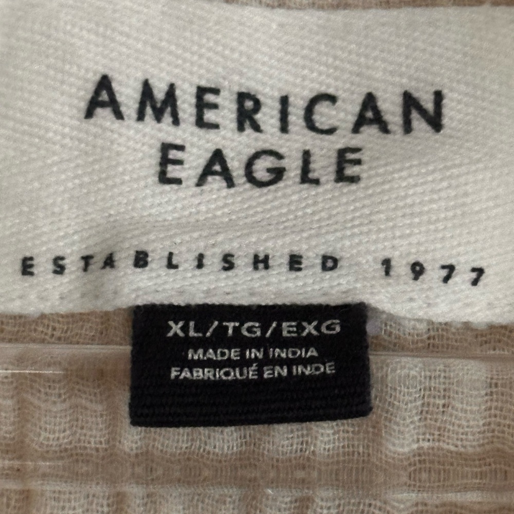 American Eagle Gauze Top Oversize XL - Picture 4 of 5